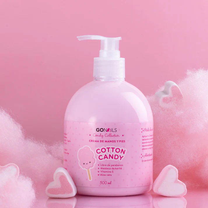 Crema de Manos y pies 500ml Cotton Candy